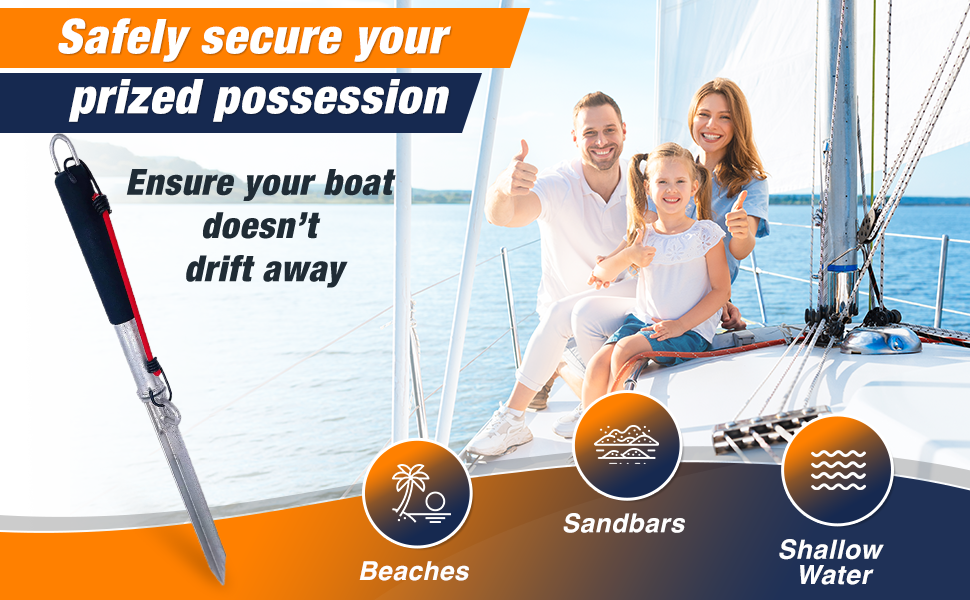 How To Set Beach Spike Anchor