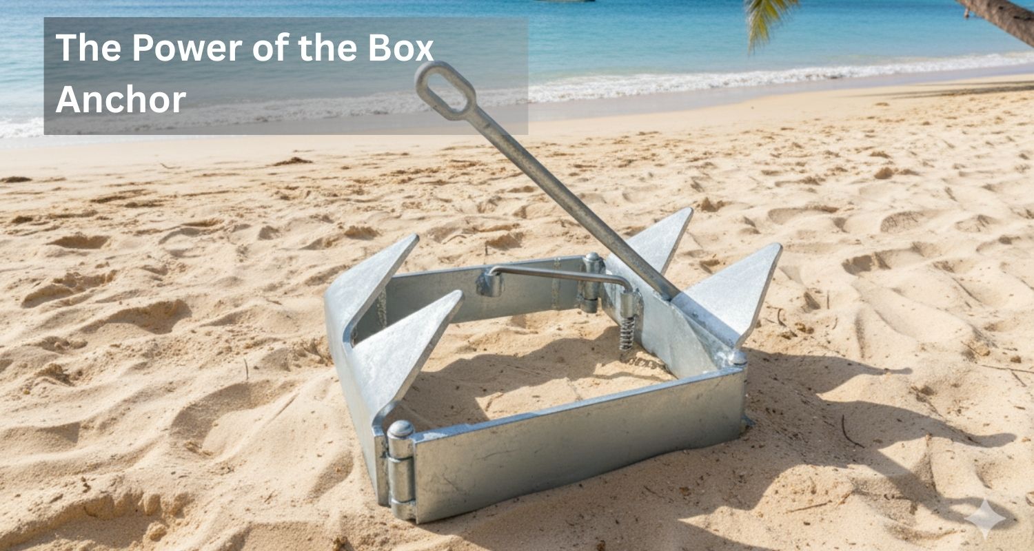 anchor box fishing DorBuphan Kit 25 LBS Suitable for Boats up to 30' - 40' so no matter which side you have facing out Box Anchor Kit (19LB) |