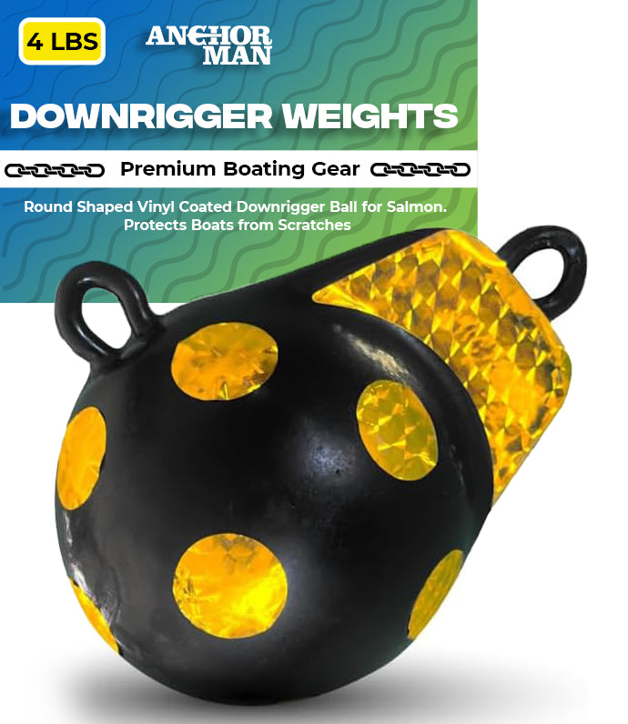 DownRigger Weights (4lb/6lb/10lb/15lb)