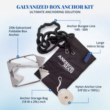 Load image into Gallery viewer, box anchor kit (25lb) anchor-man
