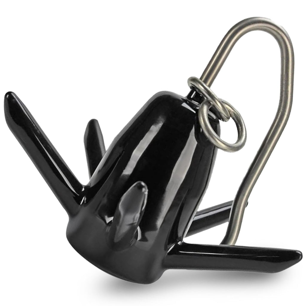 Anchor-Man Vinyl-Coated Richter Anchor - Spike Anchor for Boats, Offers High Performance in Diverse Lakebeds and River Bottoms - Effective in Sand, Rocks, Mud, Weeds, Currents and More (14lb/18lb/25lb)