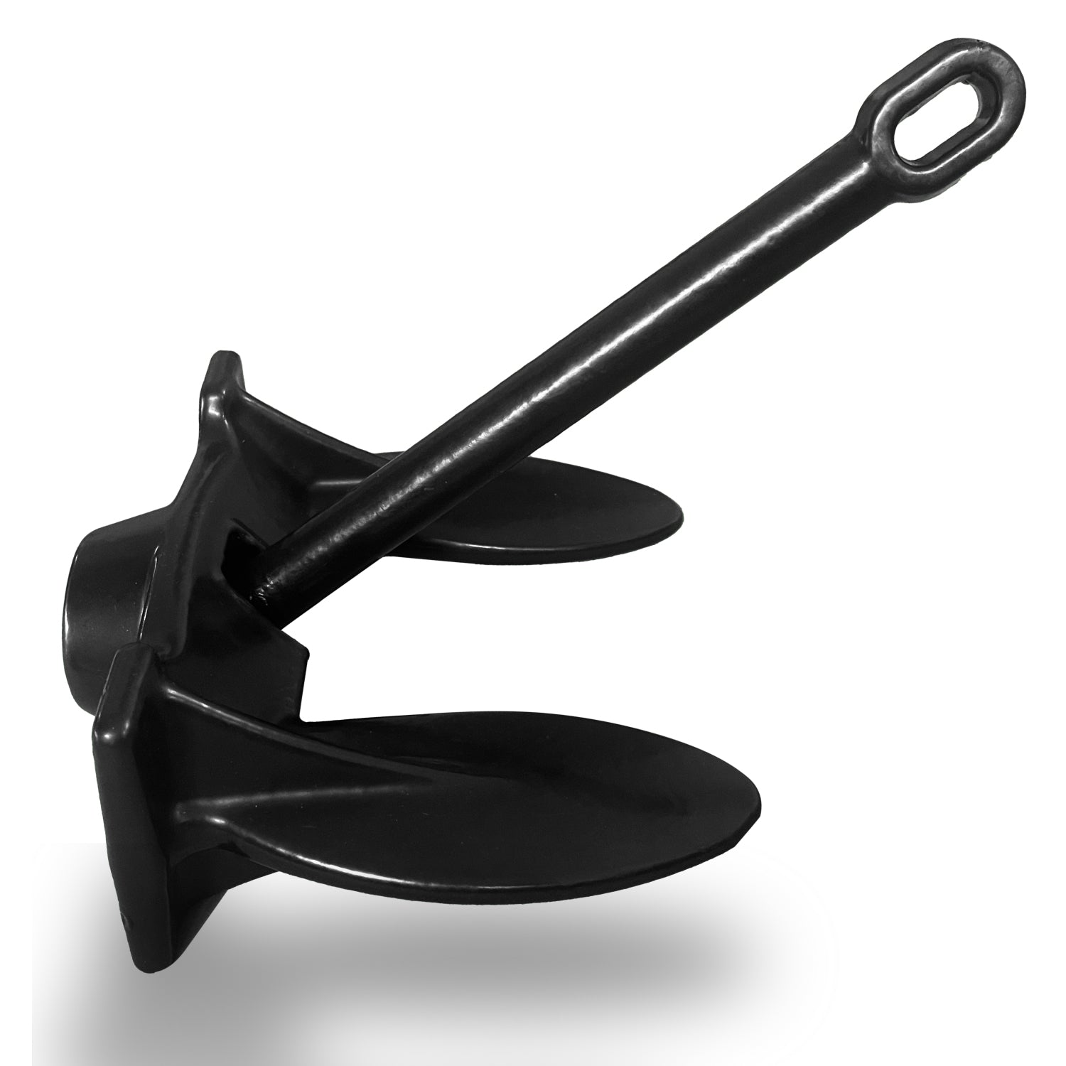 thumbnail image 2 of Kimpex 30lb River Anchor - Black Coated Cast Iron Boat Anchor | 9.25" Height For Mud & Weedy Bottoms 2 of 11