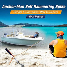Load image into Gallery viewer, Anchor-Man Beach Spike Anchor for PWCs, Small to Medium Boats, Kayaks, Canoes, Jet Skis and Multipurpose | Pure Carbon Steel and is 100% Hot Dipped Galvanized
