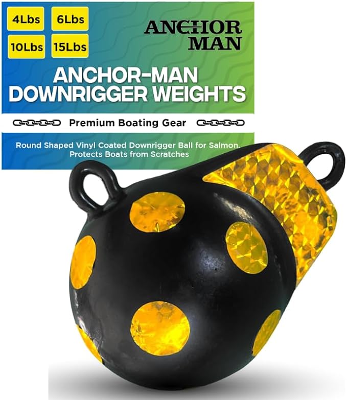 DownRigger Weights (4lb/6lb/10lb/15lb)