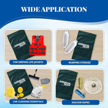 Load image into Gallery viewer, Heavy Duty Anchor Bag for Boats (18&quot; x 29&quot; / 22&quot; x 33&quot;) –  Waterproof Rope Bag for Anchors, Floats, Life Jackets &amp; Bumper Storage Boat Anchor Bags
