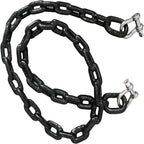 Anchor-Man PVC Coated Boat Anchor Chain with Stainless Steel Shackles – Heavy-Duty, Corrosion-Resistant Marine Safety Chain (4ft 1/4in, 5ft 5/16in)