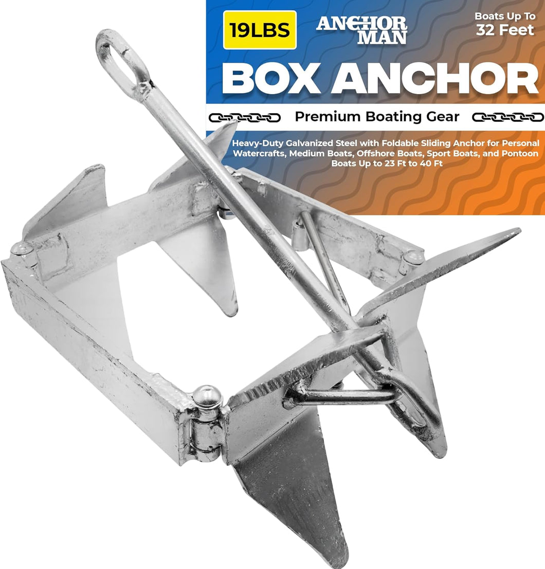 Anchor-Man 19 Lbs Boat Anchor for Offshore Anchoring