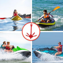 Load image into Gallery viewer, Anchor-Man 3.5 LB Folding Kayak Complete Grapnel Anchor - 10L Storage Kayak Anchor - Mushroom Anchor, Jet Ski Anchor Kit with 25 Feet Rope | Ideal for Boats, Paddle Board Anchor and Fishing
