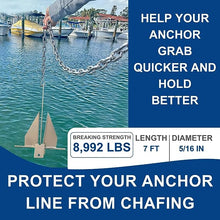 Load image into Gallery viewer, 7ft anchor chain double shackle anchor-man
