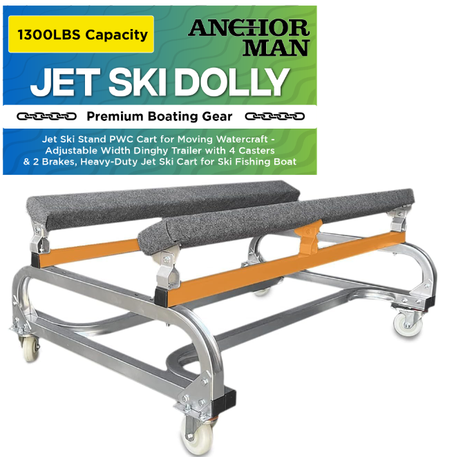 pwc / jetski dolly (1300 lbs) anchor-man