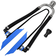 Load image into Gallery viewer, Anchor Man Boat Motor Muffs – Dual Feed Muff Style Boat Motor Flusher, Antifreeze Kit Boat Accessories Winterizing Flushing &amp; Warming. Motor Flush Kit for Inboard &amp; Outboard (Blue)
