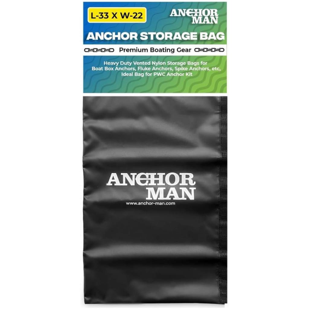 Heavy Duty Anchor Bag for Boats (18" x 29" / 22" x 33") –  Waterproof Rope Bag for Anchors, Floats, Life Jackets & Bumper Storage Boat Anchor Bags