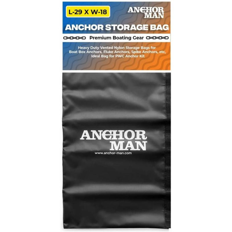 Heavy Duty Anchor Bag for Boats (18 x 29 / 22 x 33 ) Waterproof Rope Bag for Anchors, Floats, Life Jackets Bumper S Anchor-Man
