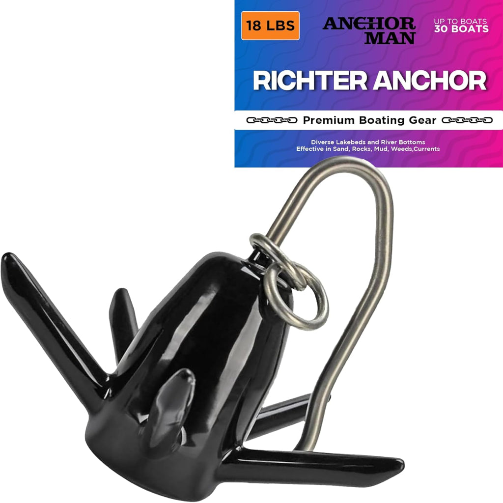 Buy Richter Anchor Black (18lb to 25lb) | Anchor-Man