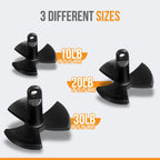 Anchor-Man River Anchor, Black Vinyl Coated Mushroom Anchor for Boats - Marine Grade Boat Anchor with Impressive Holding Power - Prevents Rust, and Scratches - Ideal for 15-20 Foot Boat