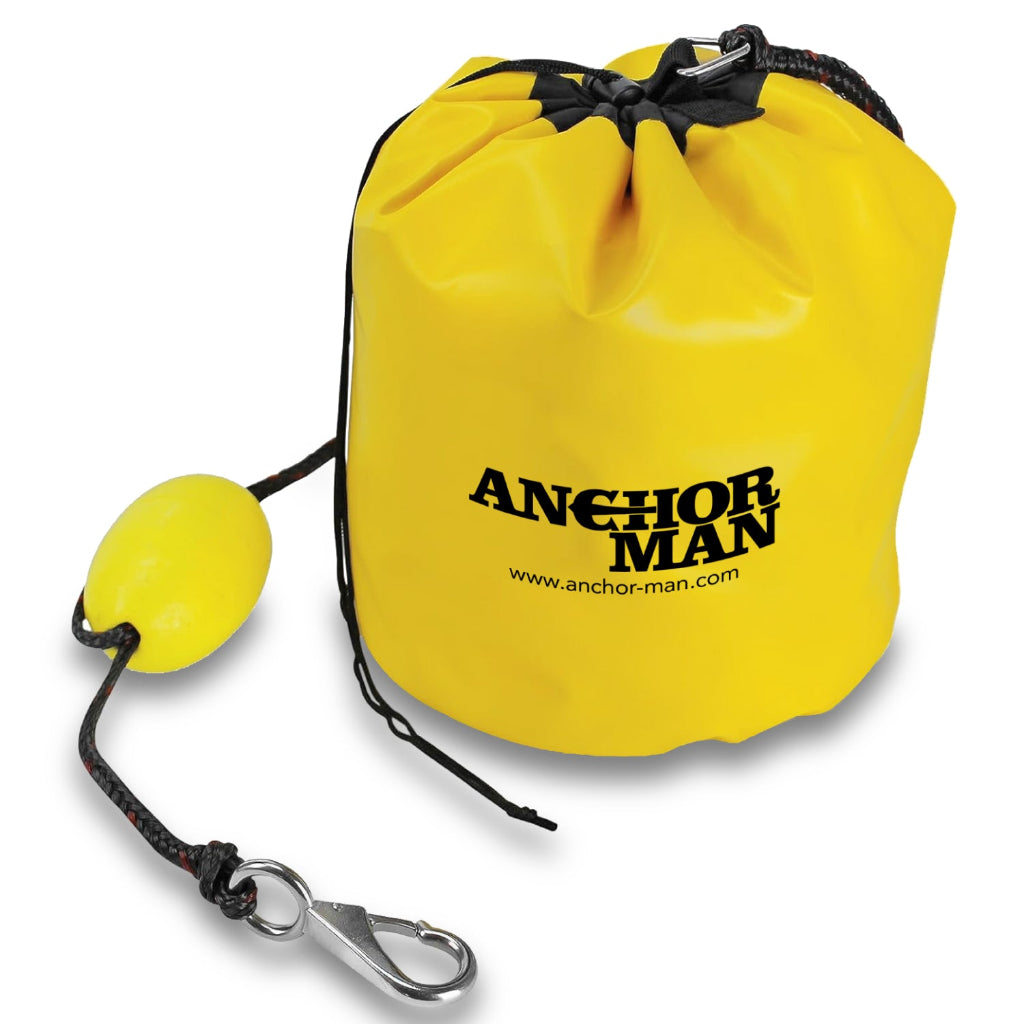 Anchor-Man Jetski Anchor Kit, All-in-One Sand Anchor for Floats, Adjustable Sand Bag Jet Ski Anchor for Floating Mat, Includes 6' Rope & Snap Hook