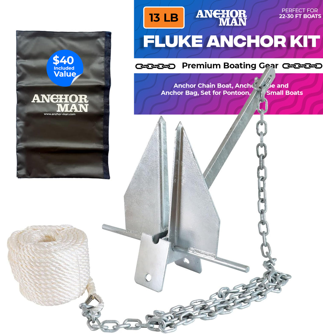 Fluke Anchor Kit - 13 LB