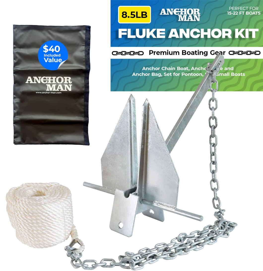 Fluke Anchor Kit - 8.5 LB