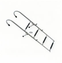 Load image into Gallery viewer, 4 Step Mount Ladder, Stainless Steel, Foldable – 46&quot; L x 14W, 29&quot; Stowed, Durable Boat Boarding Ladder
