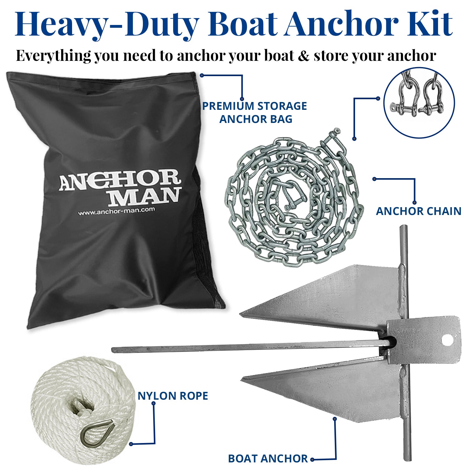 Buy The Best Fluke Anchor Kit (13lbs) | Anchor-Man