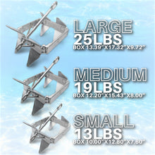 Load image into Gallery viewer, 25 lbs Boat Anchor (Upto 40&#39; Boats)
